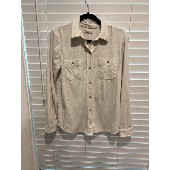 Faherty Womens Long Sleeve Button Up Shirt - Size M - Picture 1 of 4
